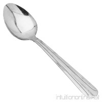 Update International (DOM-13) Classic Bead Stainless Steel Dessert Spoon [Set of 12] - B004UND2KI